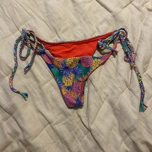 Moana Bikini Side-Tie Pineapple Bottoms